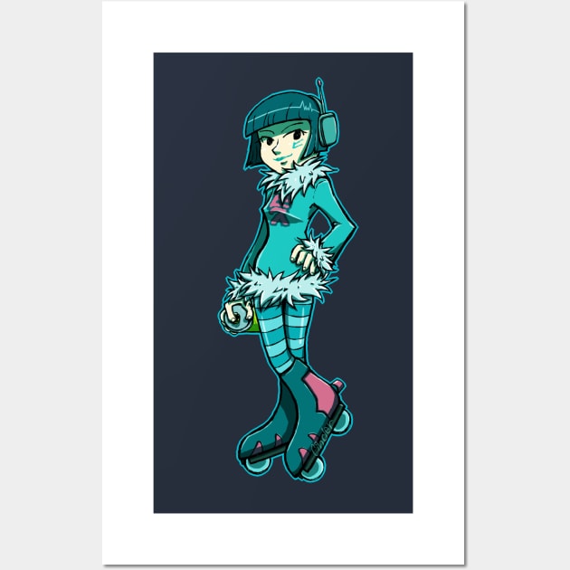 Mew Jet Set Radio Wall Art by IngoPotato